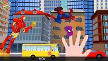 Spiderman Ironman Vs Hulk Venom Finger Family Collection | Spiderman Epic Battles Finger Family
