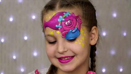 TROLLS: Princess Poppy — Face Painting & Makeup for Kids