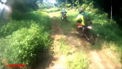 Un motard se fait renverser par un mystérieux homme des bois... Flippant