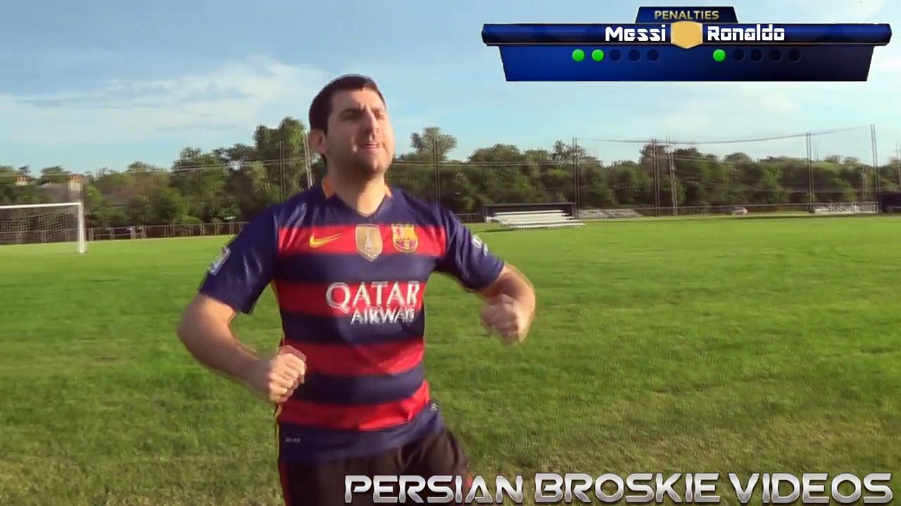 Cristiano Ronaldo vs. Messi - Crossbar Challenge | In Real Life!