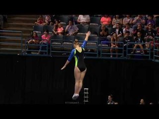 Clare Johnson - Trampoline Routine 2 - 2017 USA Gymnastics Championships