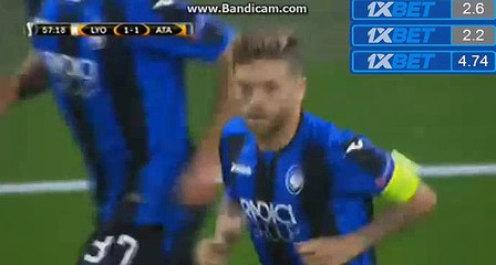 Alejandro Gomez Goal - Lyon 1-1 Atalanta  -  28.09.2017