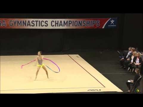 Laura Zeng - Ribbon Final - 2017 USA Gymnastics Championships