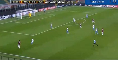 GOAL - AC Milan 2-1 Rijeka  - 28.09.2017