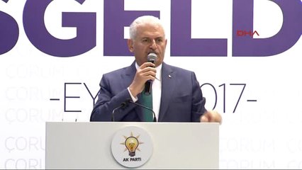 Çorum Başbakan Yıldırım AK Parti İl Danışma Kurulu Toplantısı'nda Konuştu-4