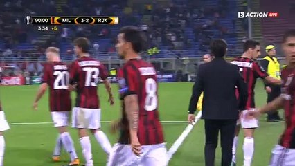 3-2 Patrick Cutrone Goal UEFA  Europa League  Group D - 28.09.2017  AC Milan 3-2 HNK Rijeka