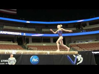 Riley McCusker - Balance Beam - 2017 P&G Championships - Podium Training