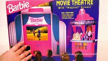 Barbie Toys Movie Theater for Dolls - Skipper Works at the Movies & Barbie and Ken Go on a Date