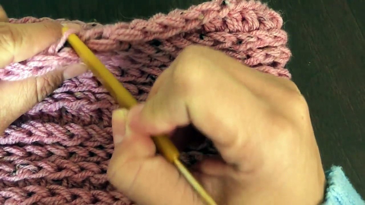 Não parece, mas é crochê! (meio ponto alto diferente ou ponto camelo)