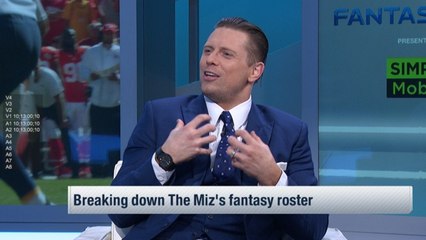 'NFL Fantasy Live': Breaking down the Miz's fantasy roster