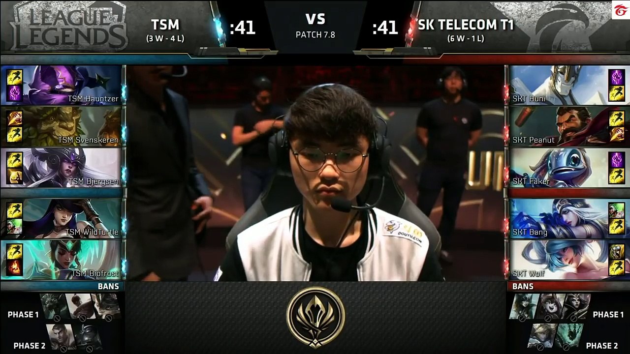 扣馬教練生氣了 SKT VS TSM全場精華 | SKT被閃電狼擊敗後 TSM成出氣筒 | 2017 MSI 季中邀請賽 |