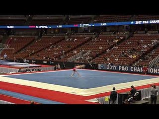 Dylan Young - Floor Exercise - 2017 P&G Championships Junior Men Day 1