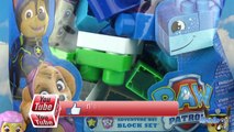 Paw Patrol Ionix Junior Adventure Bay Blok Set Pat Patrouille Chase Mega Bloks Jouet Toy Review