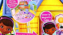 Doc McStuffins Clinic Activity Playset with Magnet Dolls and Accessories Featuring Lambie and Stuffy