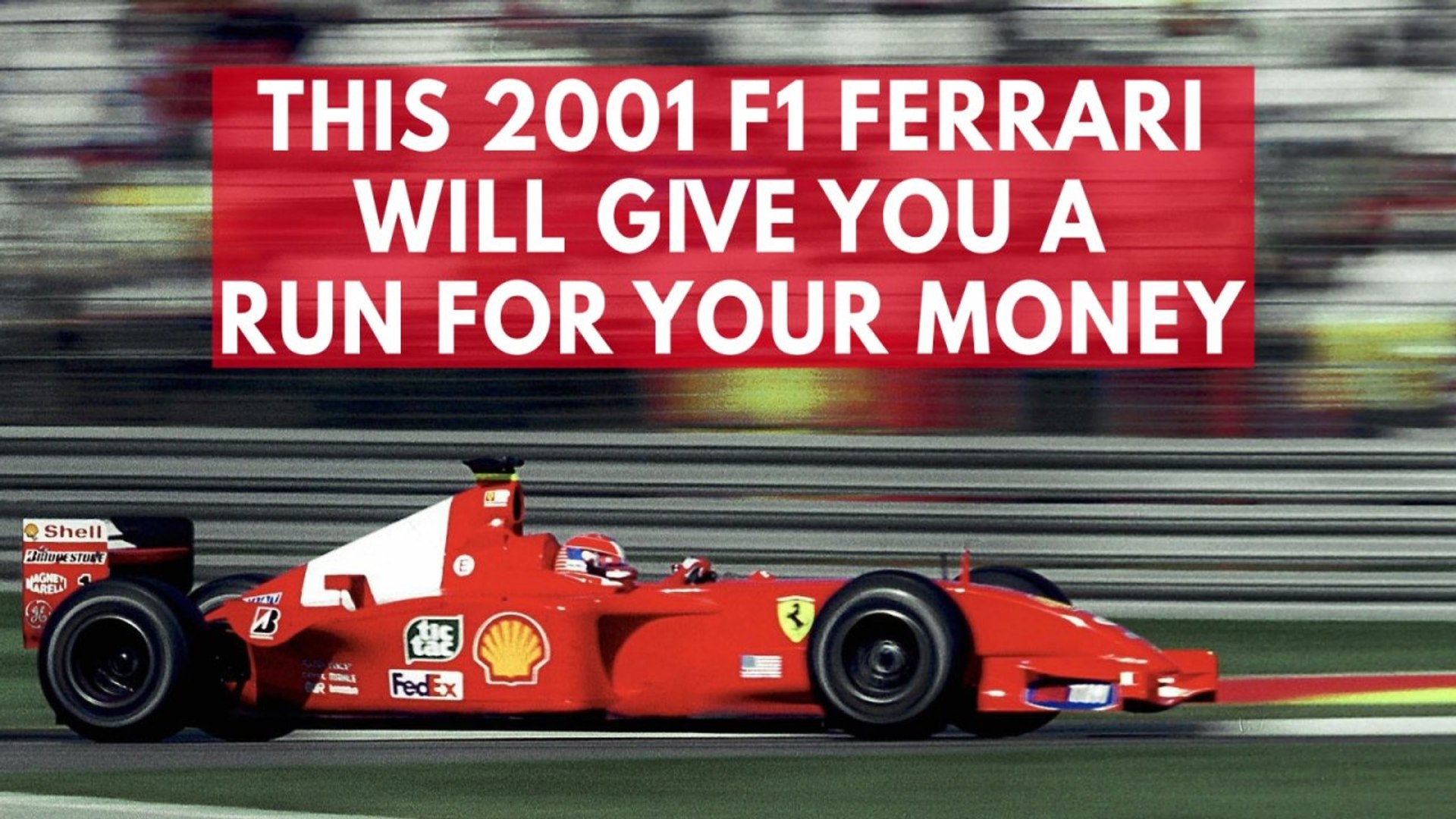 Michael Schumacher S 01 F1 Championship Ferrari Will Cost You 4 Million Video Dailymotion