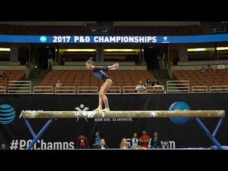 Olivia Dunne - Balance Beam - 2017 P&G Championships - Junior Women - Day 1