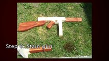 How to make wooden Thompson M1A1 in 10 Steps!!!