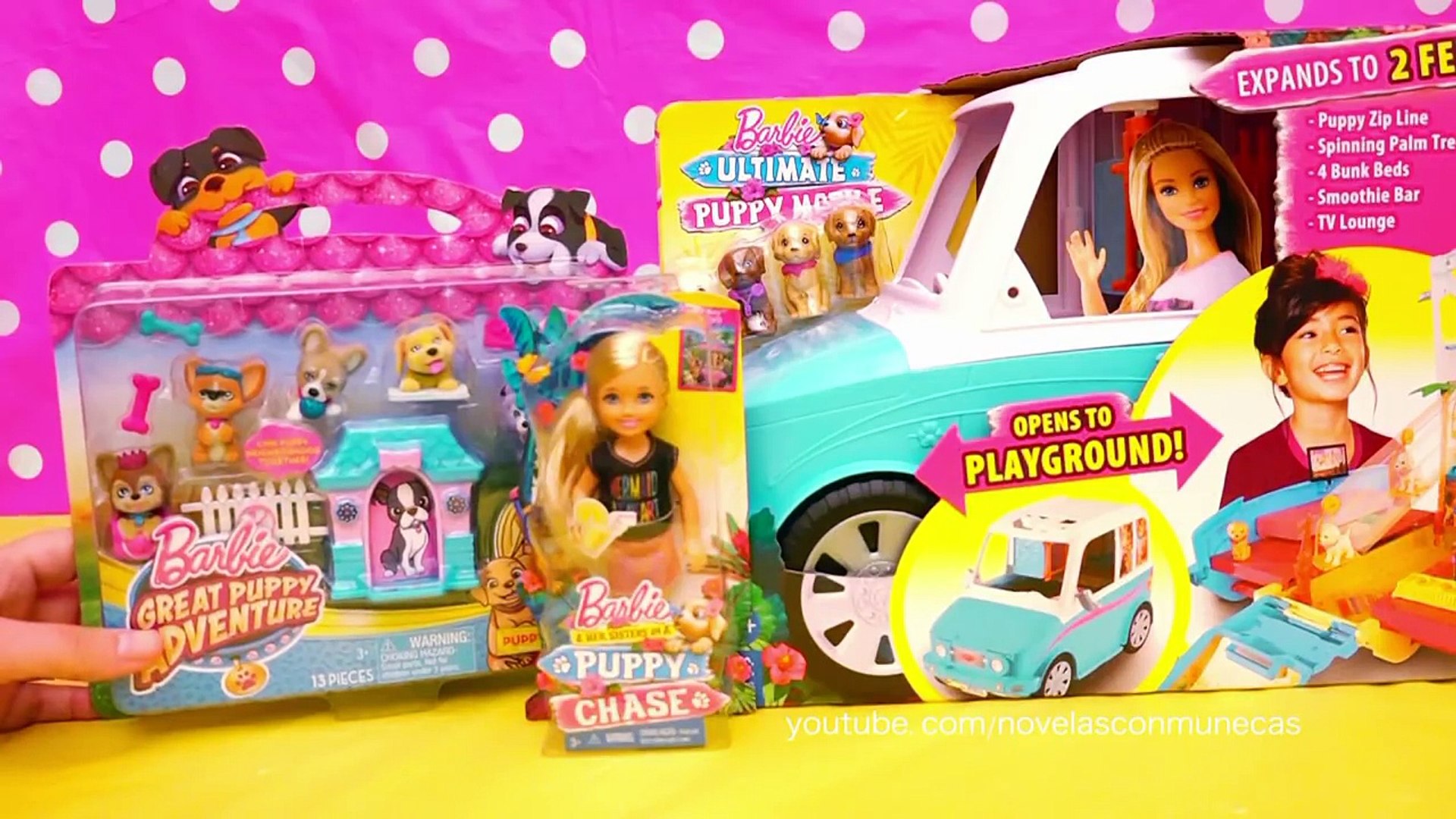 Juguetes de Barbie en español de Una aventura de perritos - Chelsea quiere  adoptar unos perritos - Vídeo Dailymotion