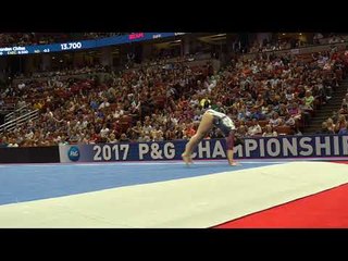 Deanne Soza - Floor Exercise - 2017 P&G Championships - Senior Women - Day 2