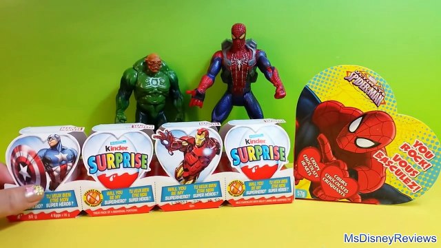 spiderman kinder joy