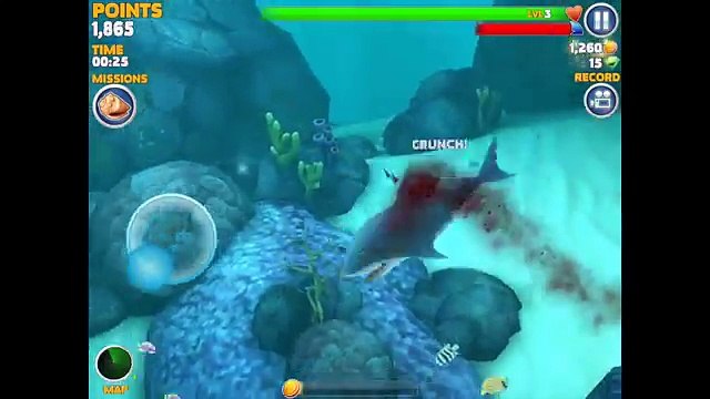 Hungry Shark Evolution - Eating BIG DADDY With GREAT WHITE SHARK