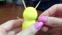 Pokemon- Tutorial PIKACHU (Plastilina, Porcelana fria)