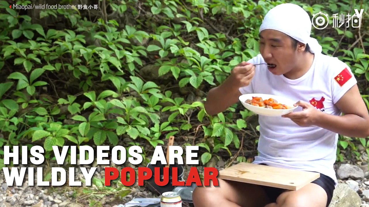 The Silent 'Wild Food Brother' Lets His Hands Do The Talking And Cooking