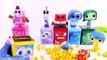 Disney Pixar Inside Out DIY Cubeez Funko Pop Toys Surprise Eggs Playdoh Dippin Dots Learn Colors!