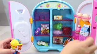 Fridge Play Doh Ice Cream Maker Refrigerator Pororo Cash Register Surprise Eggs Toys--oDtP0oM16I