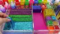 Glitter Slime Mix Learn Colors Water Clay DIY Baby Doll Surprise Eggs Bath Time Toys-sHUhMiSQzgo