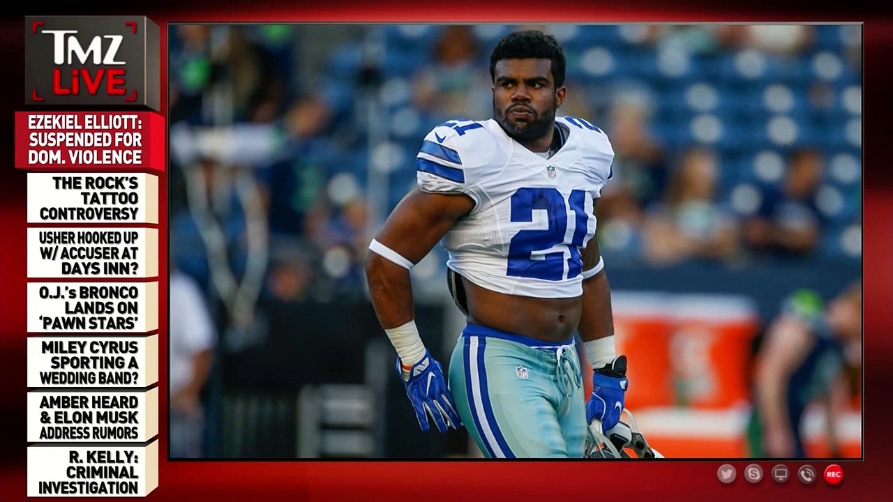 Ezekiel Elliott Suspended For Domestic Violence _ TMZ Live-IQt5dyKhKno