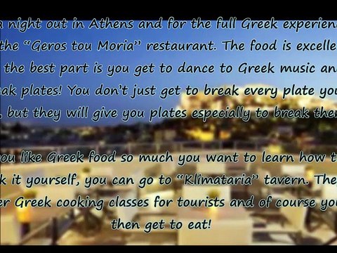 Accommodation and Night Out When in Athens, Greece