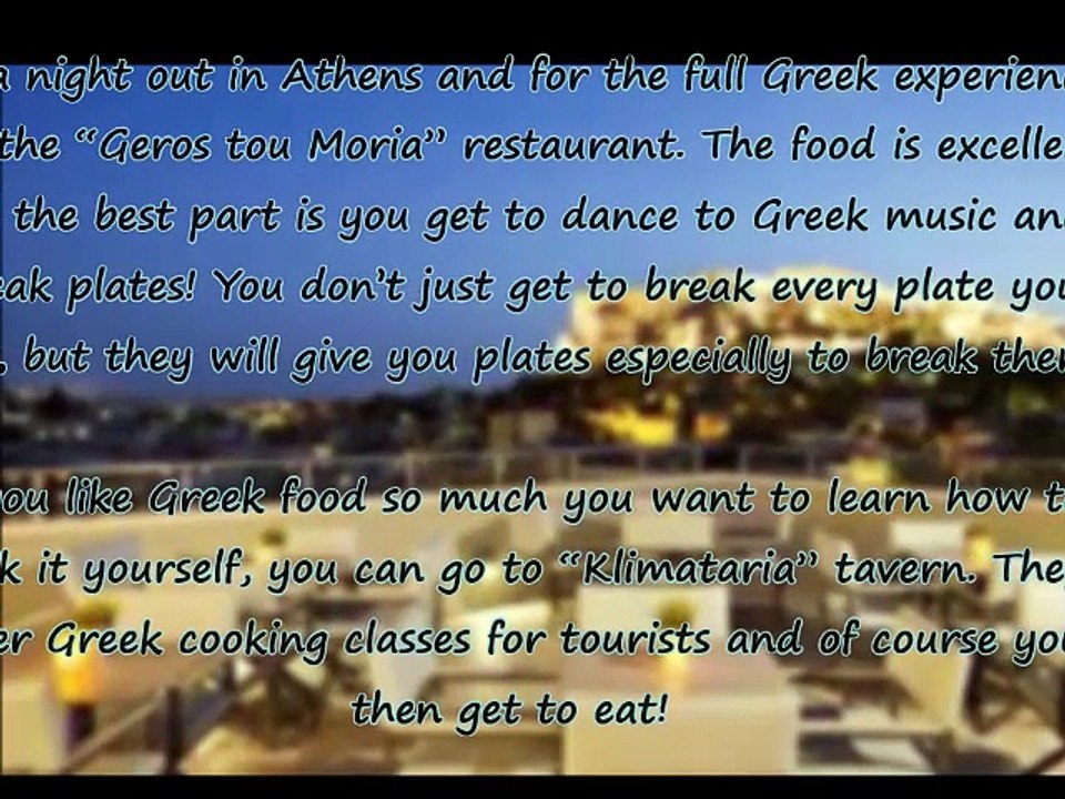 Accommodation and Night Out When in Athens, Greece