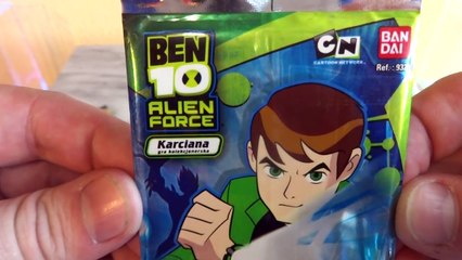 Ben 10 Alien Force Collectible Card Game 3 Booster Pack Unboxing TCG