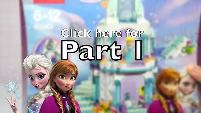 Frozen LEGO Disney Princess Elsas Sparkling Ice Castle Build Review Part 2 - Kids Toys