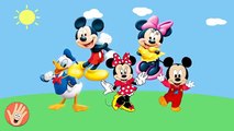 Mickey Mouse Finger Family Nursery Rhymes Song For Kids | Finger Family Songs For Children