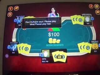 How To Play Teen Patti Game - Review (Hindi and English)