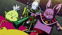 Super Saiyan God Goku Saves Hit!!! スーパーサイヤ人ゴーゴク [Eng Sub]  Dragon Ball Super Episode 104 [HD]