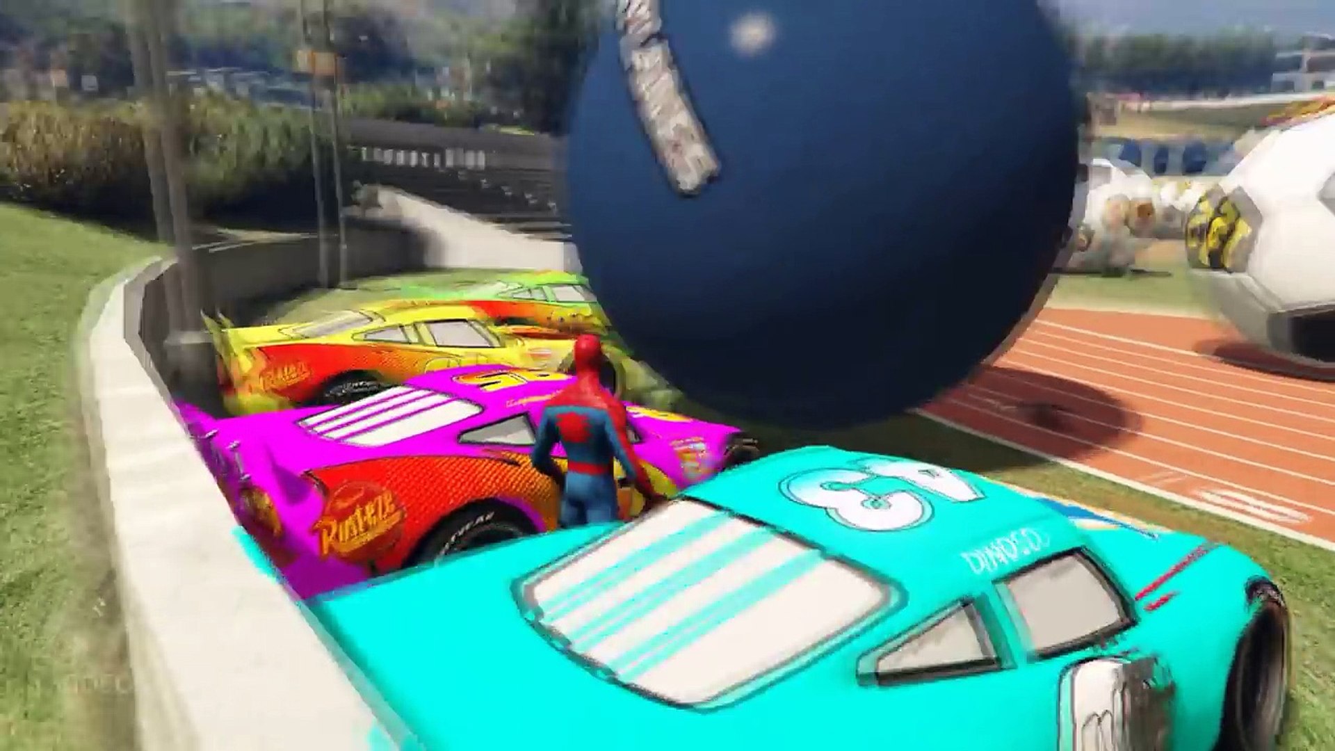 learning color special disney pixar cars lightning mcqueen