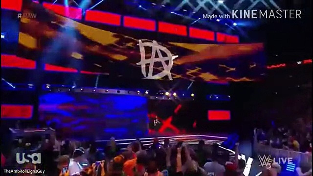 Dean Ambrose and Seth Rollins Entrance - RAW September 4. 2017 (HD)