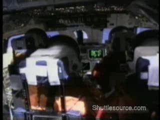 Space Shuttle STS-92 Cabin View of Launch