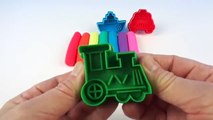 Best Learning Colours Videos! Play Doh modelling clay with Cookie Cutters Fun and Creative for Kids!