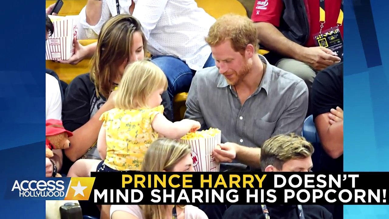 Adorable Little Girl Steals Popcorn From Prince Harry — And His Reaction Is Priceless-o08n_62e1yw