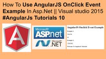 How to use angularjs onclick event example in asp.net || visual studio 2015 #angularjs tutorials 11