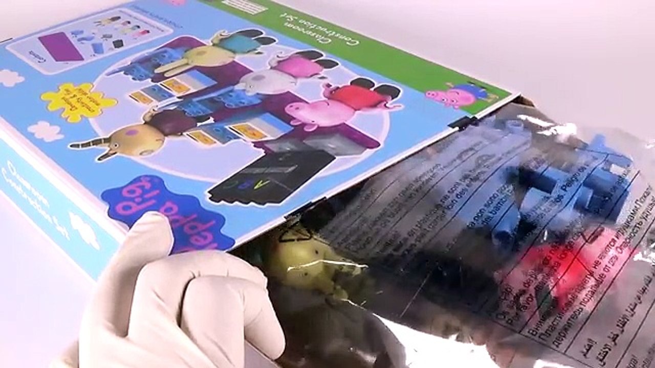 Peppa Pig Classroom Construction Set - Toy Unboxing, Build and Play