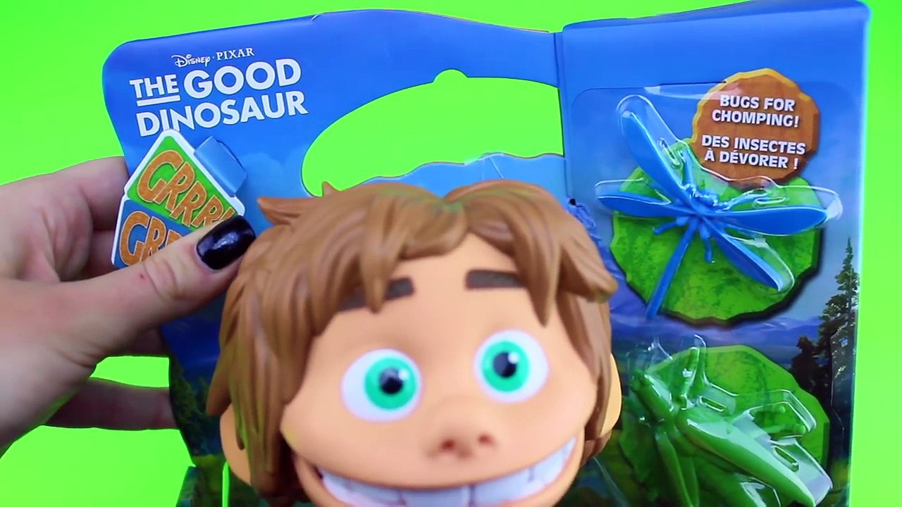 Can CHOMPING SPOT eat BUTCH? Disney PIXAR The Good Dinosaur TOYS Review