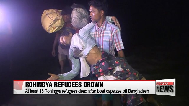 At least 15 Rohingya refugees dead as boat capsizes off Bangladesh