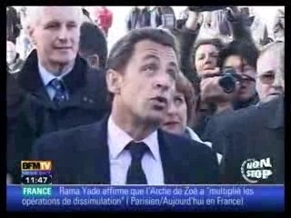 Sarko bégaie chez Les Pêcheurs Bretons [06/11/2007]