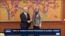 i24NEWS DESK | IAEA: N.Korea's rapid progress is global threat | Friday, September 29th 2017