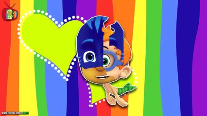 PJ Masks Catboy Owlette Gekko as Disney Junior Bubble Guppies Videos For Kids